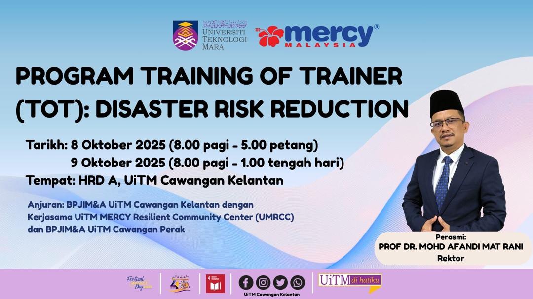 Program 'Training of Trainer: Disaster Risk Reduction'