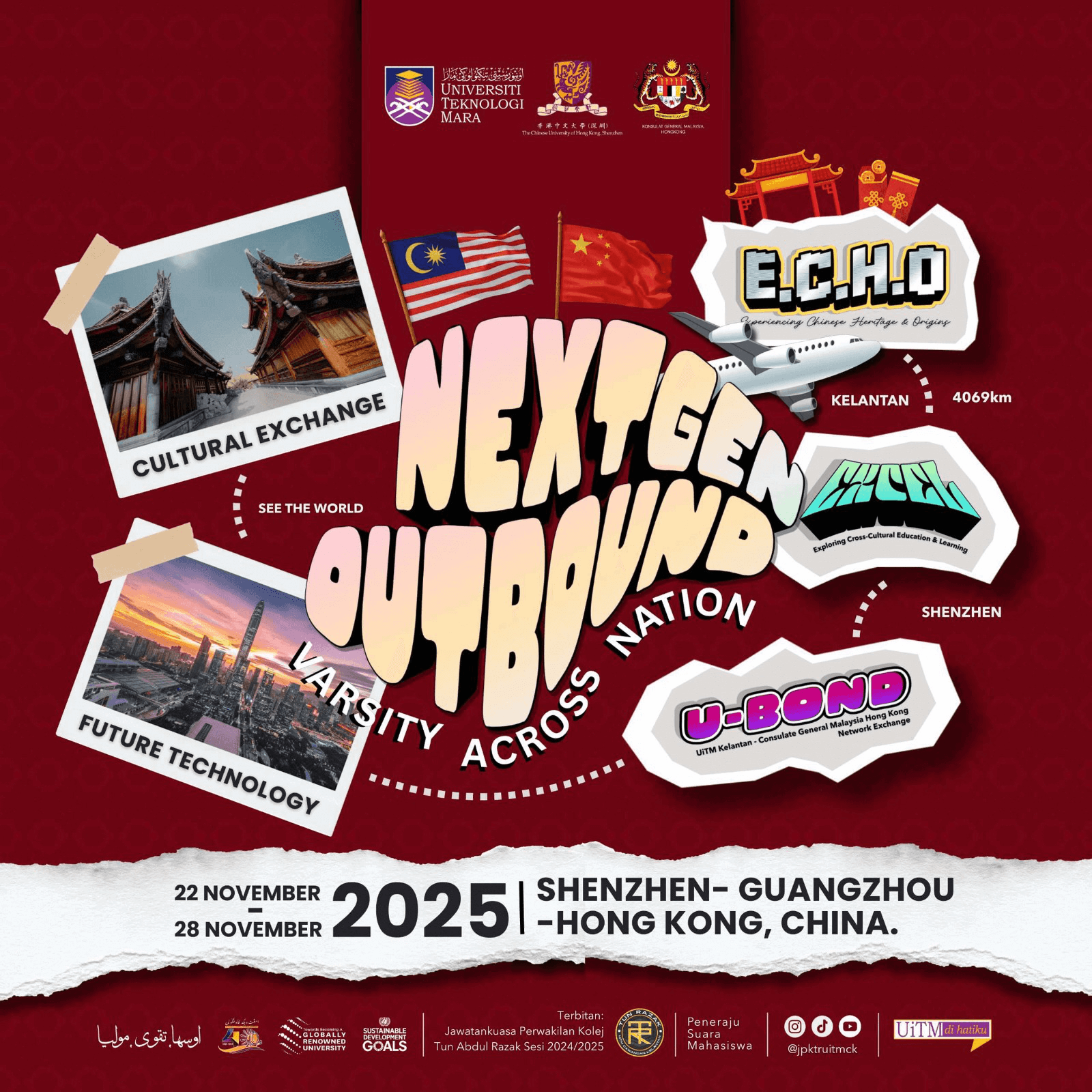'NextGen Outbound: Varsity Across Nation' –JPKTR Peneraju Mobiliti Global ke Shenzhen, Hong Kong & Guangzhou