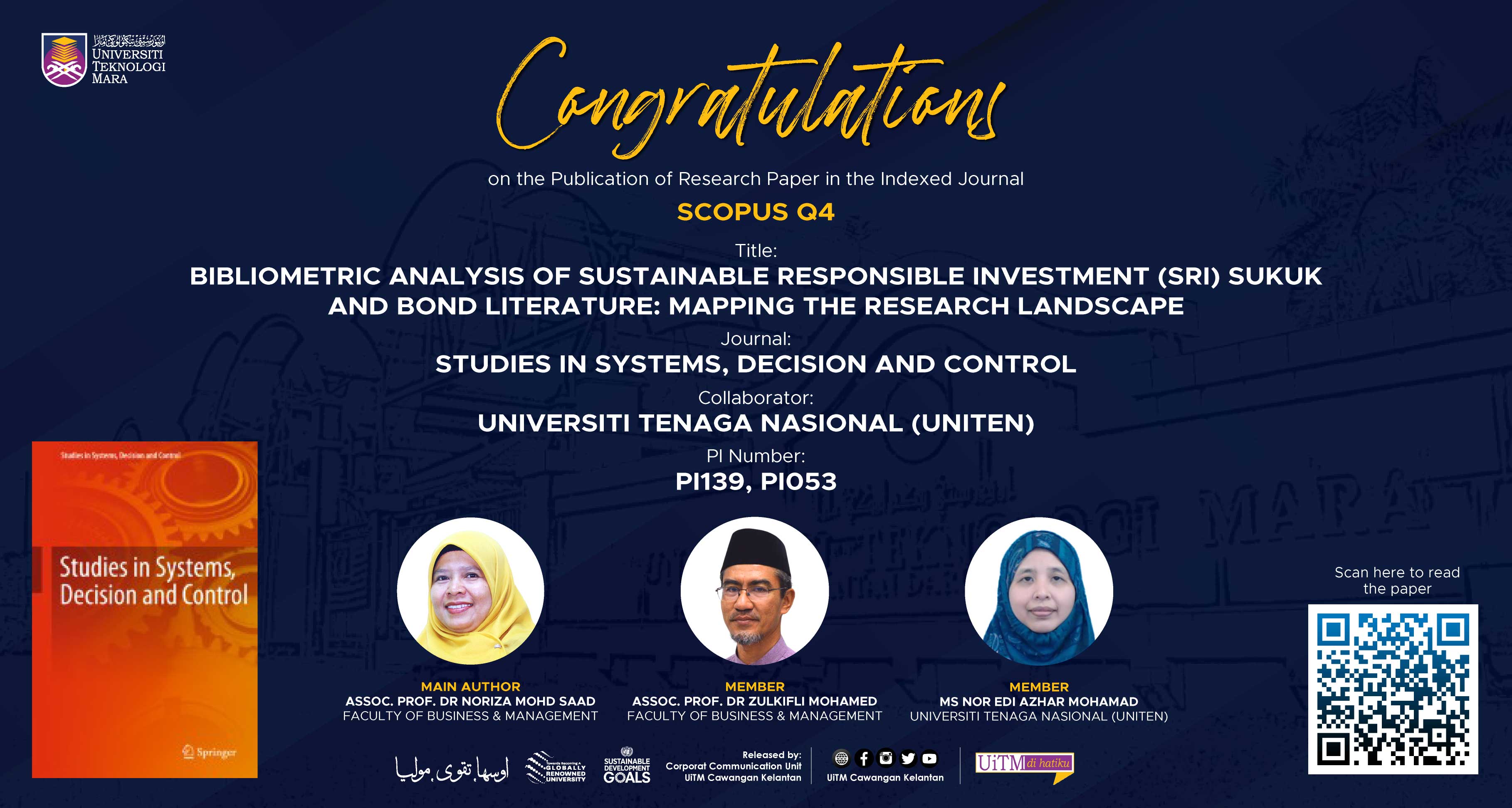 Congratulations!!! Publication of Research Paper in the Indexed Journal SCOPUS Q4